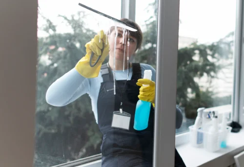 Nettoyage de vitres intérieures et extérieures à la Grée-Saint-Laurent